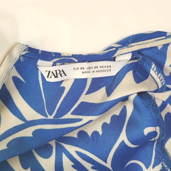 Zara Printed Maxi Dress, Size XS - Picture 5 of 6